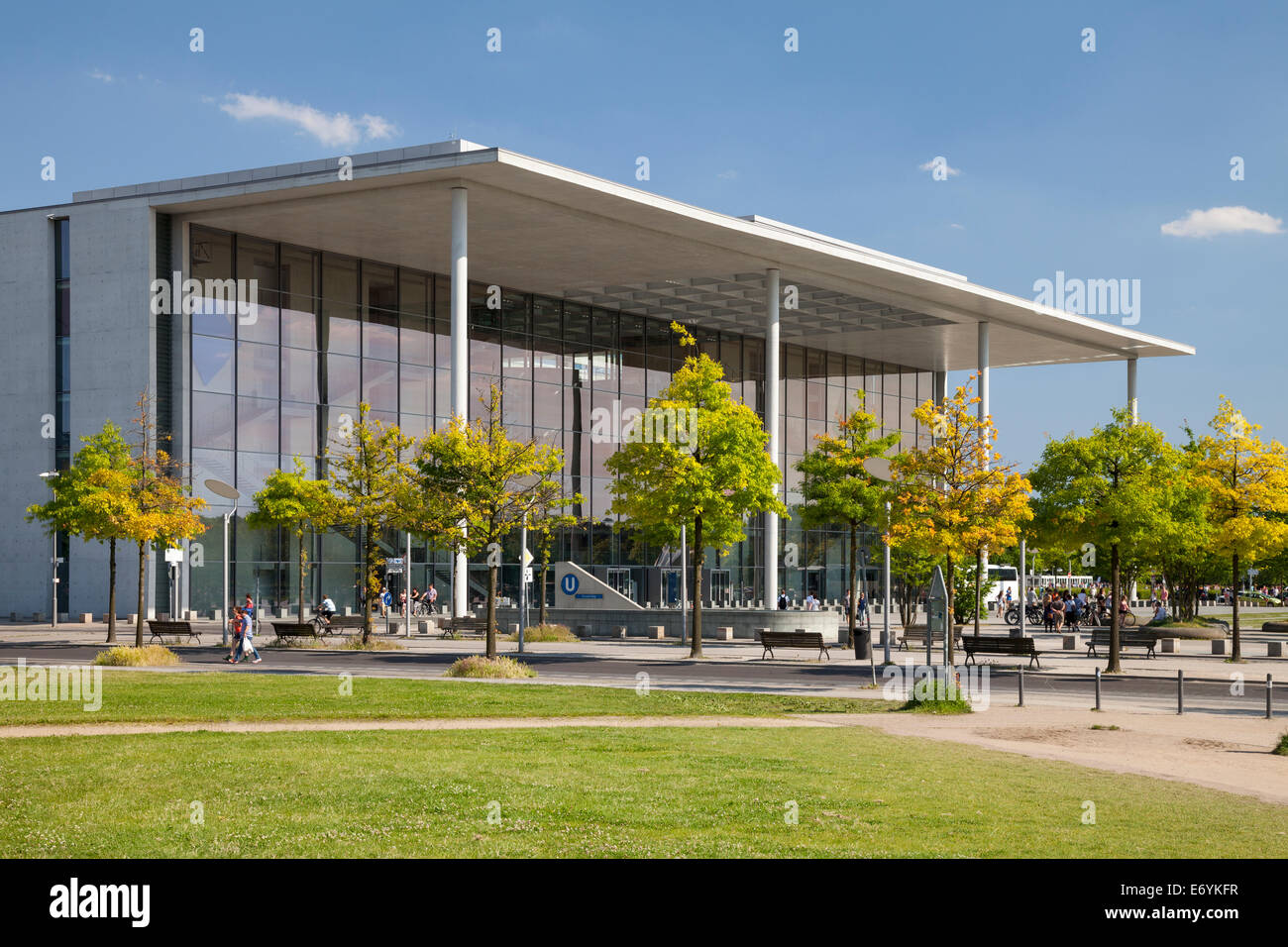 Paul-Löbe-Haus, edificio del parlamento tedesco, il quartiere governativo di Berlino, Germania, Europa Foto Stock