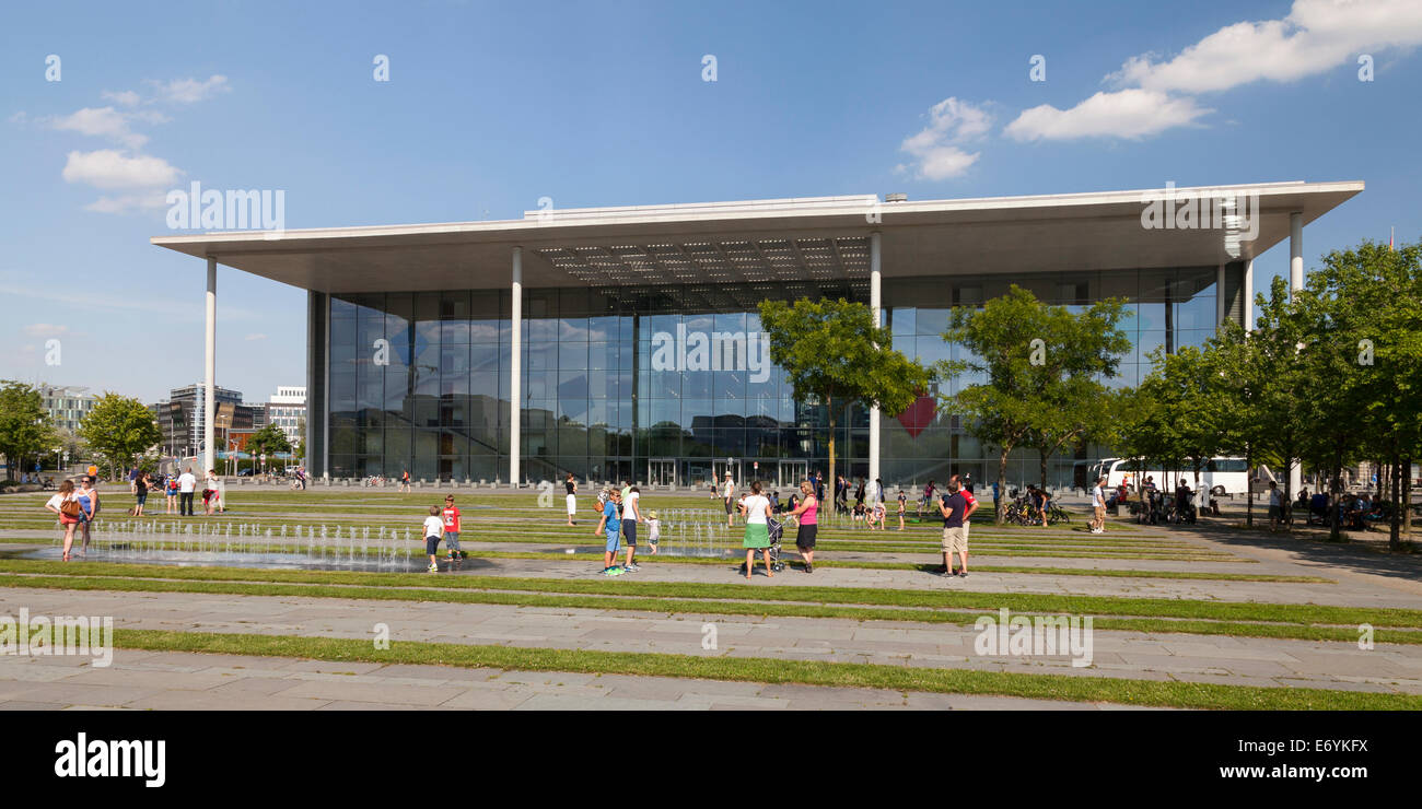 Paul-Löbe-Haus, edificio del parlamento tedesco, il quartiere governativo di Berlino, Germania, Europa Foto Stock