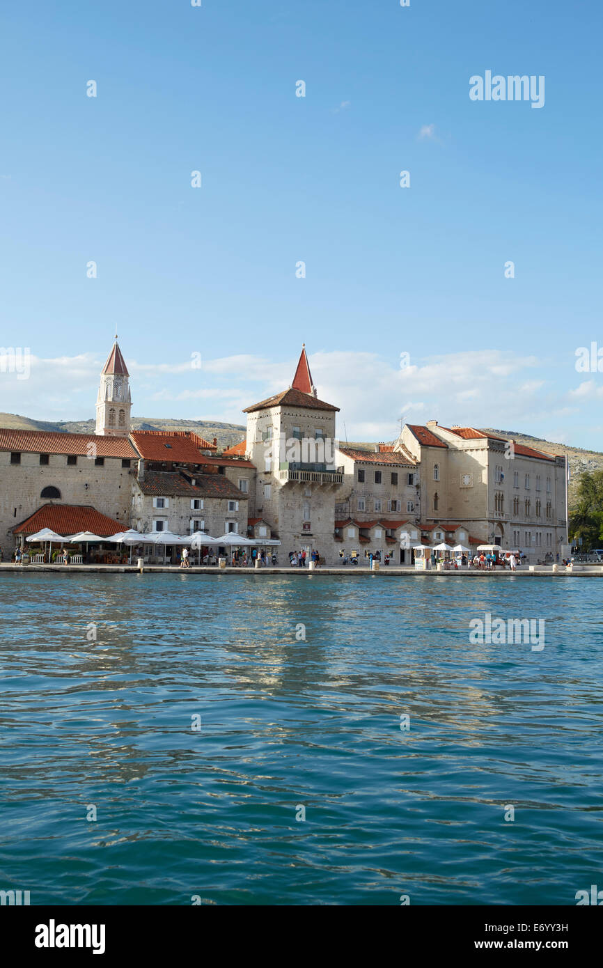 Trogir, Croazia. La città vecchia. Il Trogir ia un mondiale UNESCO sito heratige. Foto Stock