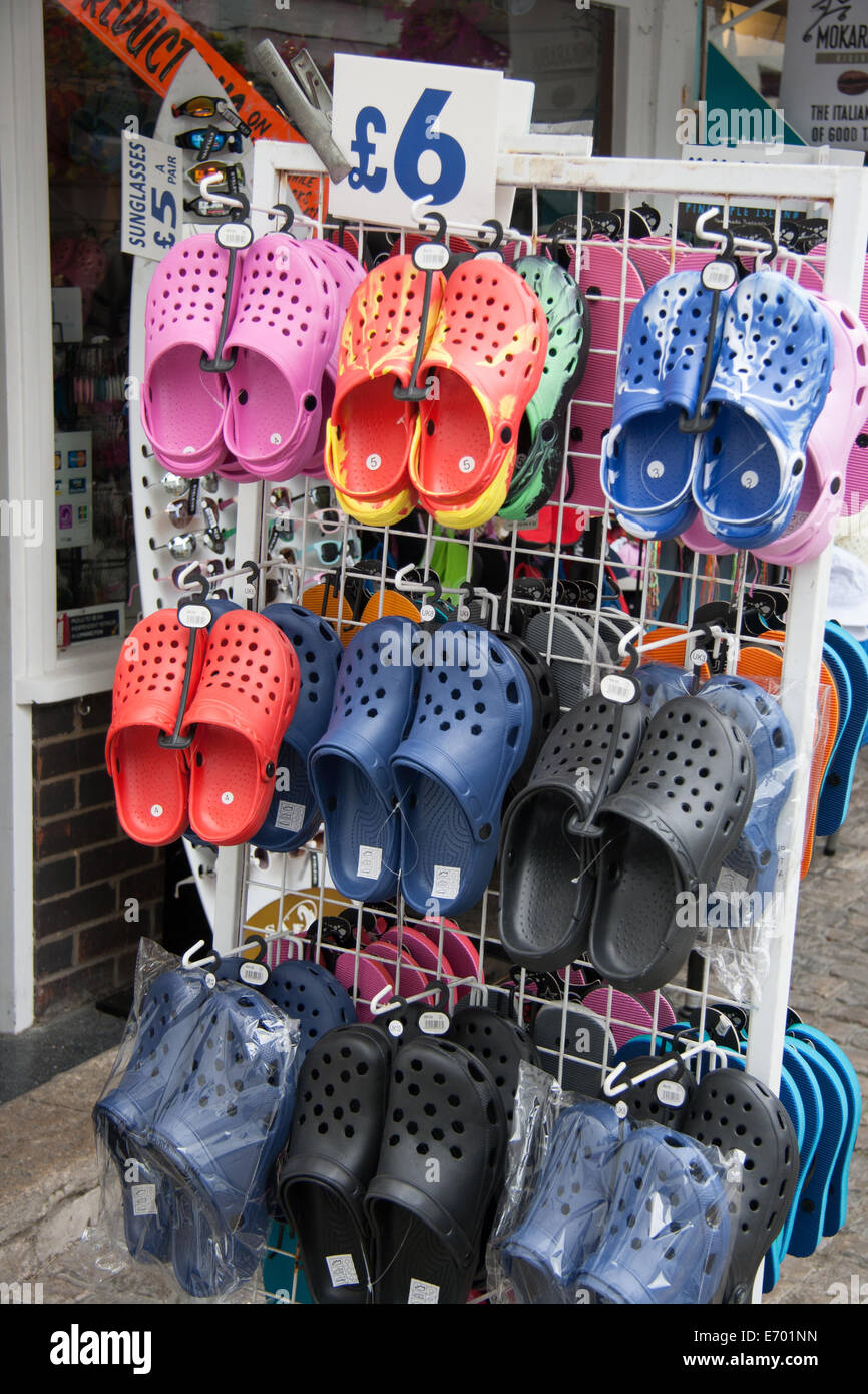 Croc scarpe per la vendita Foto Stock