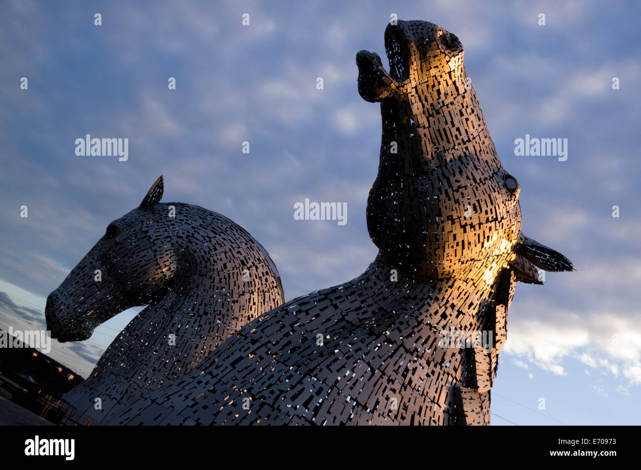 Kelpie Falkirk Foto Stock