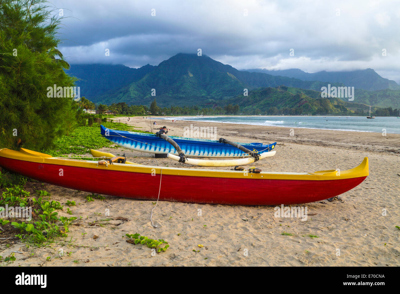 Canoe con bilanciere immagini e fotografie stock ad alta risoluzione - Alamy