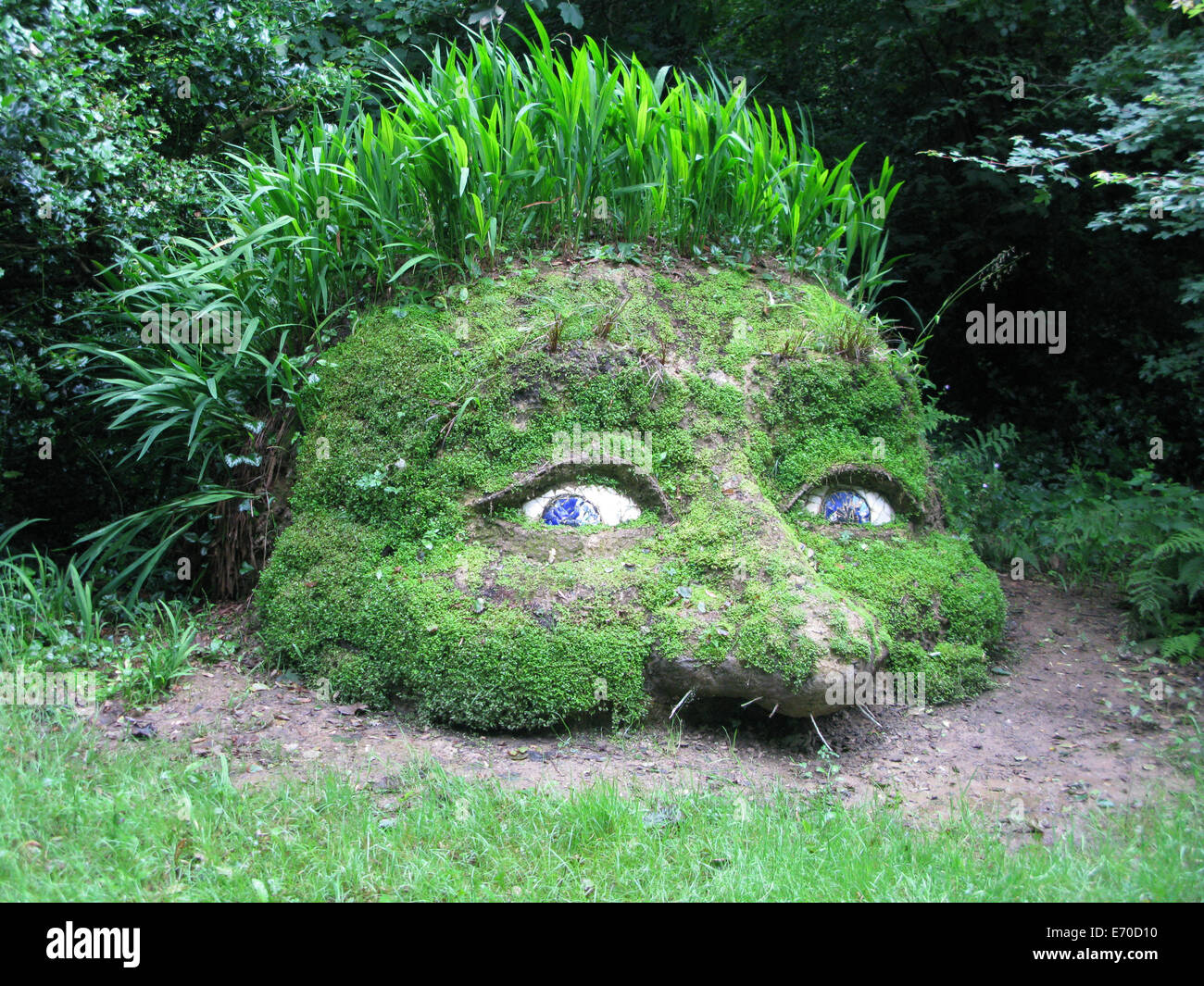 Il gigante verde in Lost Gardens of Heligan vicino a St. Austell in Cornovaglia Foto Stock