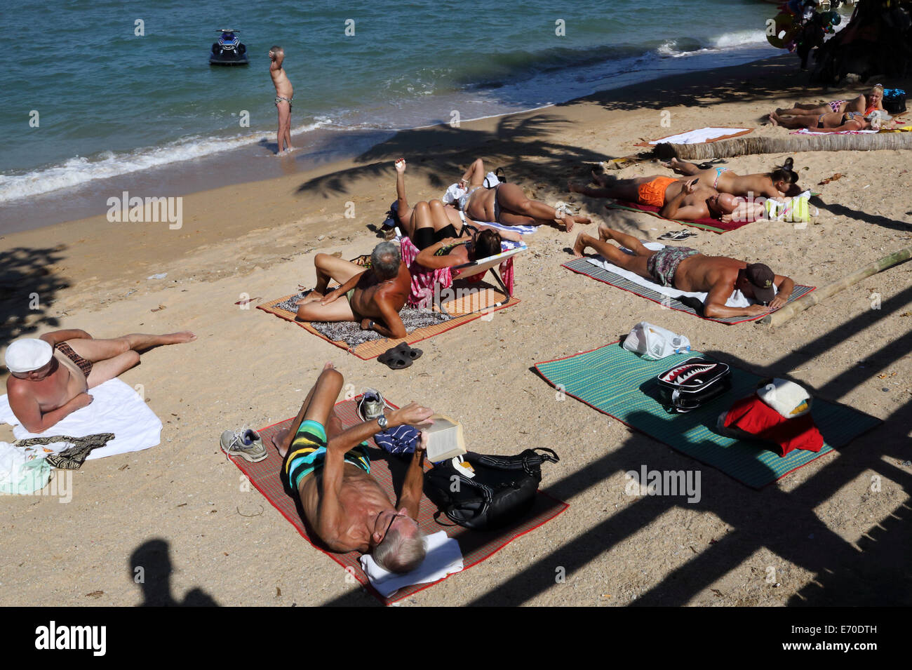 Spiaggia di Pattaya in Thailandia foto : Pixstory / Alamy Foto Stock
