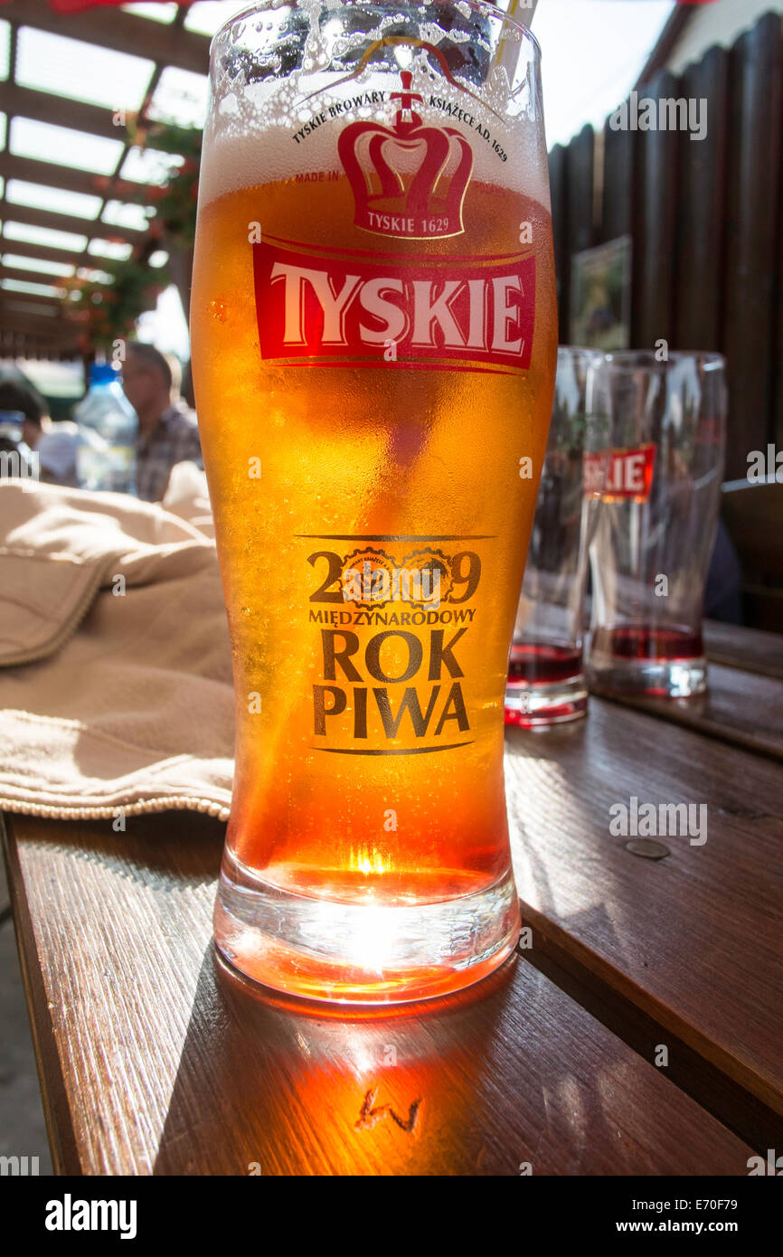 Bar locale, Giby, Polonia Foto Stock