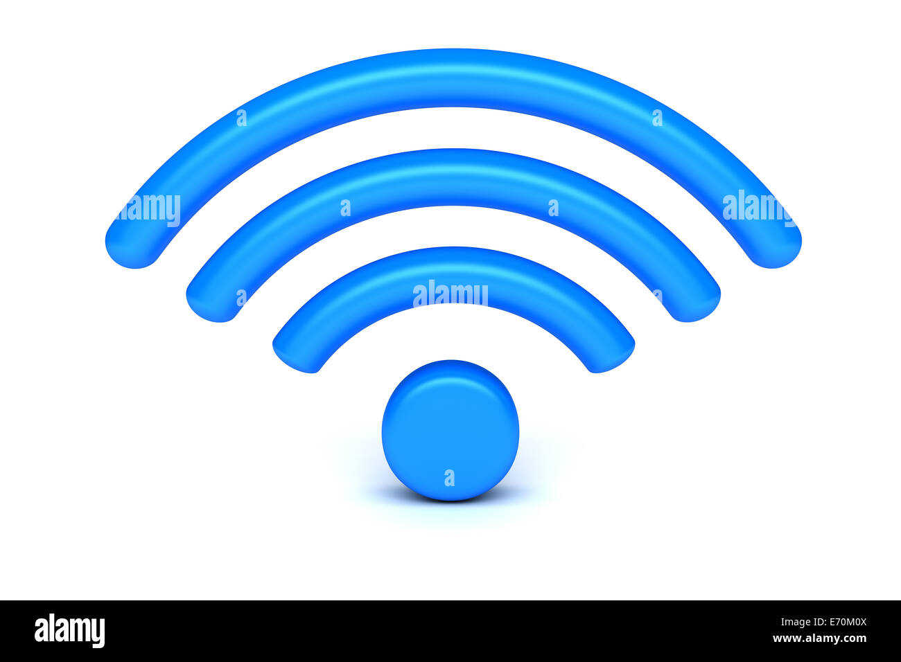 Simbolo di WiFi Foto Stock