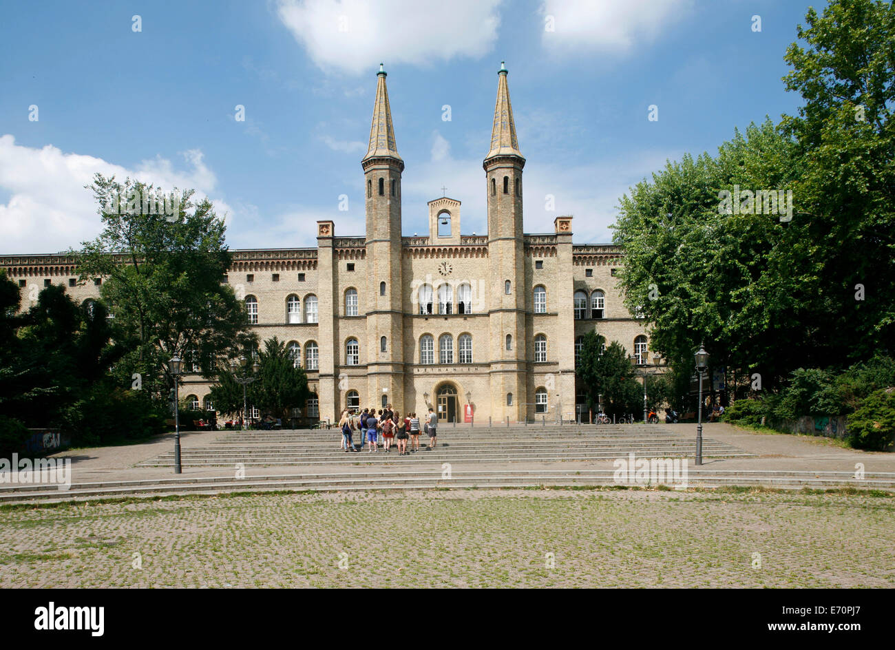 Künstlerhaus Bethanien Casa degli Artisti, Mariannenplatz, Berlino-Kreuzberg, Berlino, Germania Foto Stock