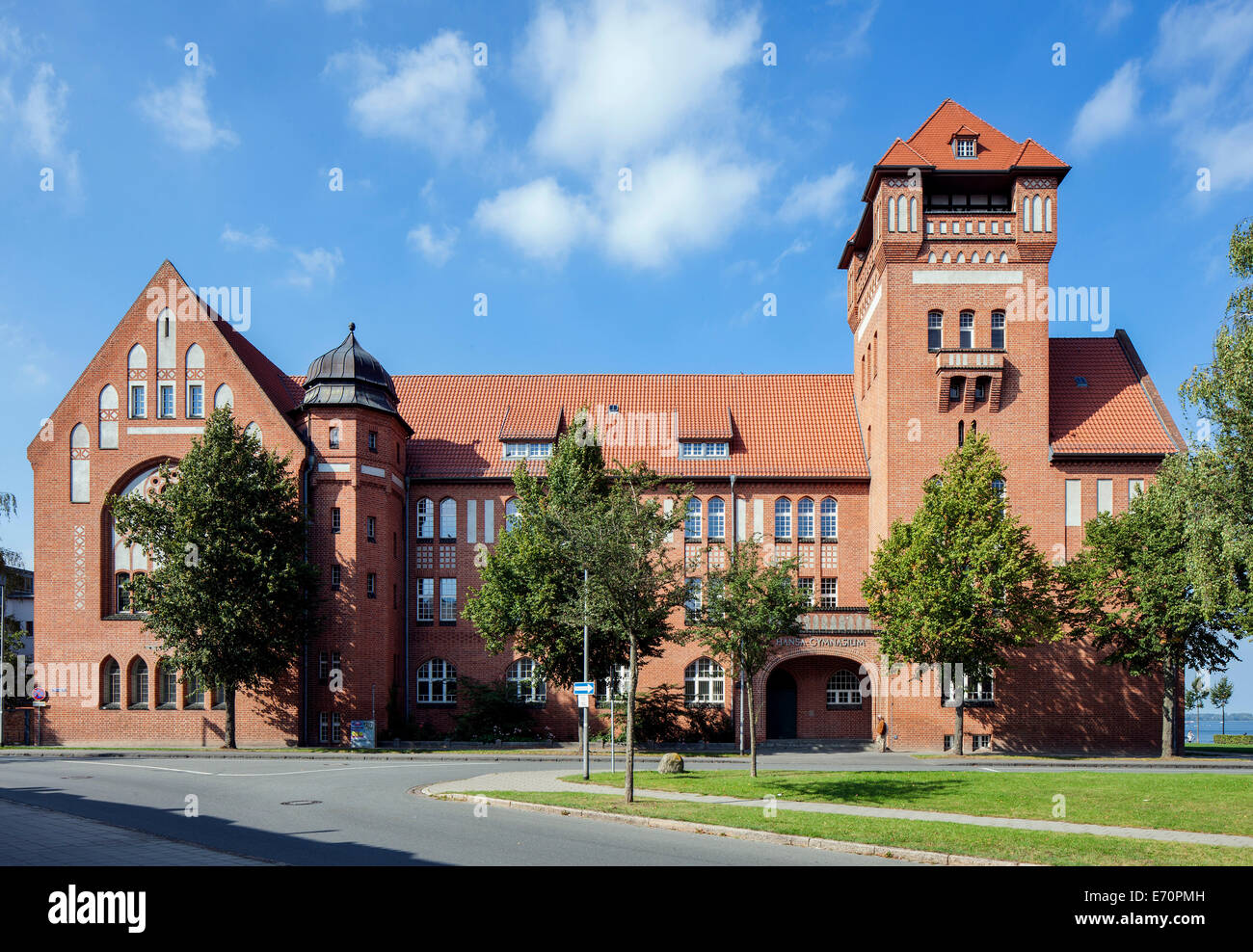 Ex superiore ragazze&#39; scuola nel 1913, oggi Hansa-Gymnasium, Stralsund, Meclemburgo-Pomerania Occidentale, Germania Foto Stock