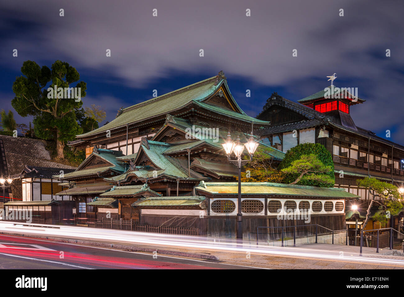 Matsuyama, Giappone a Dogo Onsen. Foto Stock