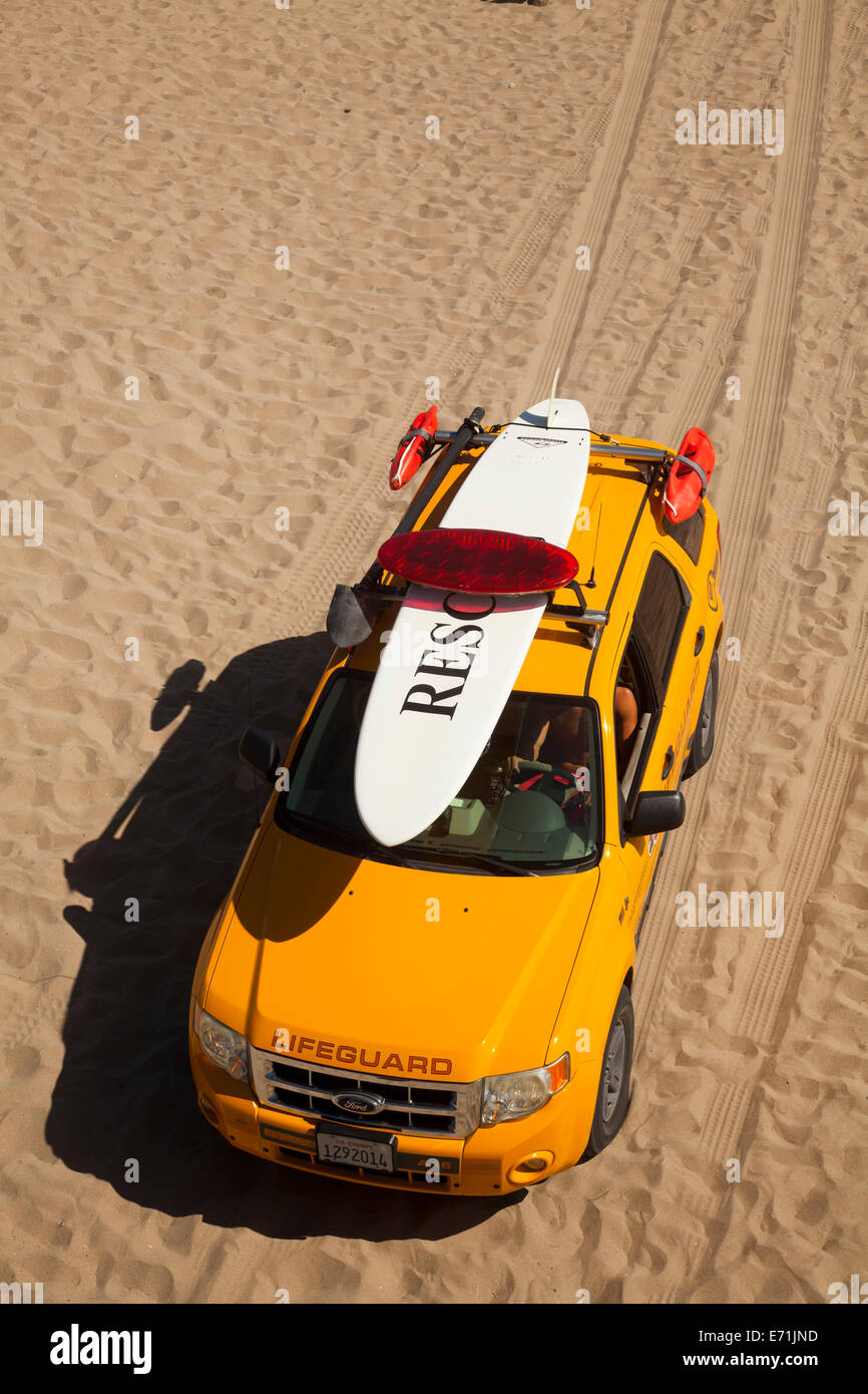 Veicolo di soccorso, Manhattan Beach, Los Angeles, California, Stati Uniti d'America Foto Stock