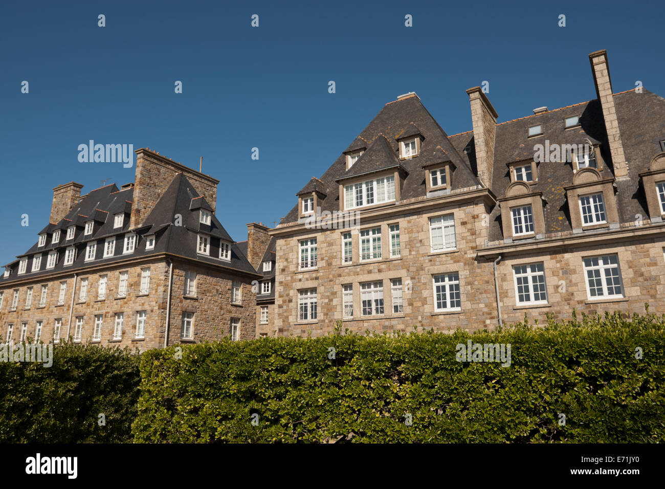 Edifici di st malo, Bretagna Francia Foto Stock
