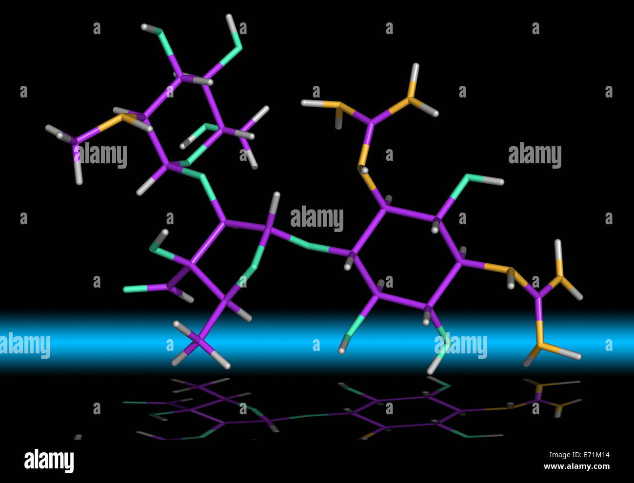 Molecola di streptomicina Foto Stock