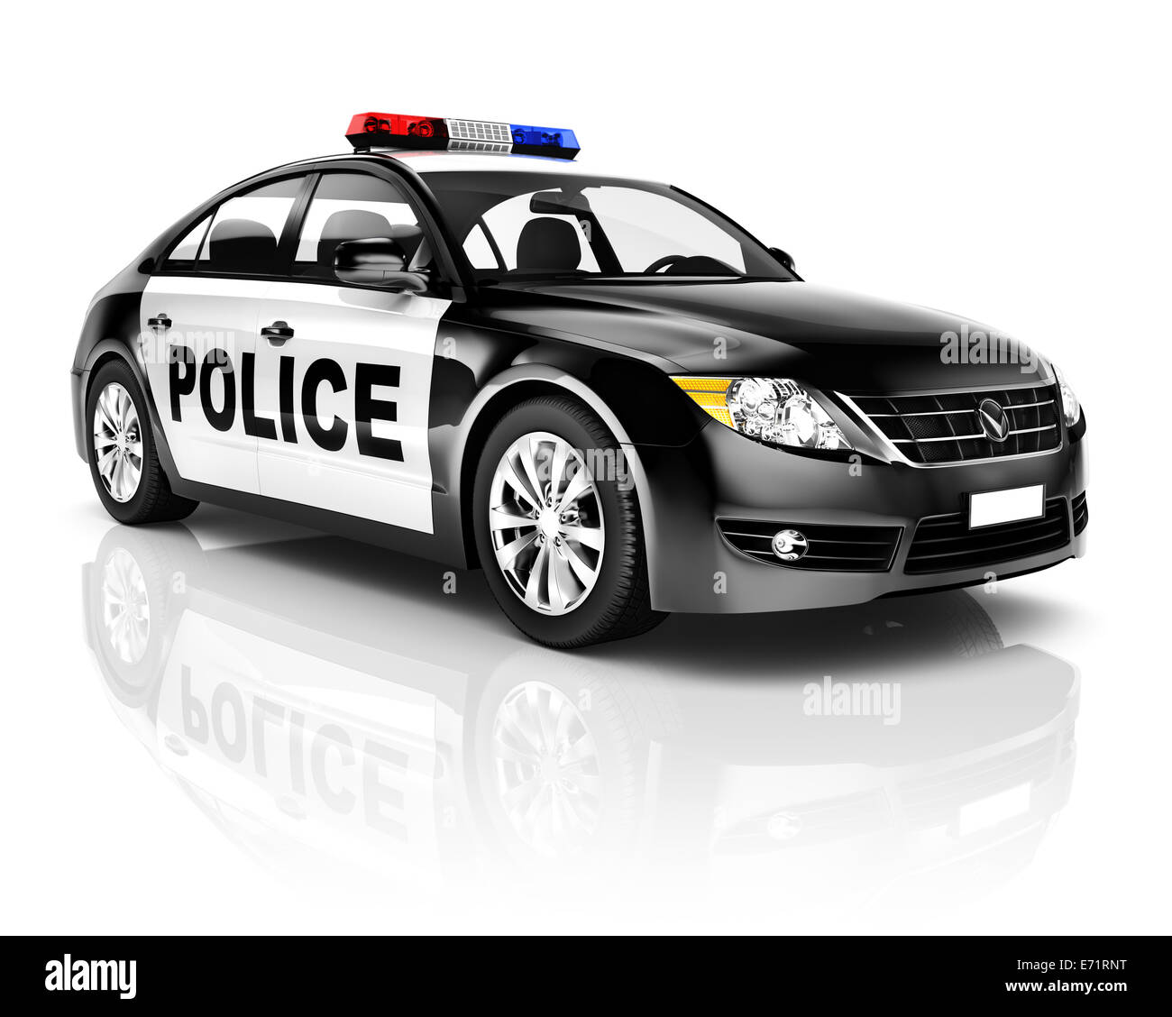 Auto della polizia Foto Stock