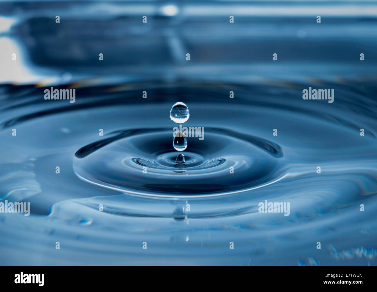 Goccia d'acqua Foto Stock