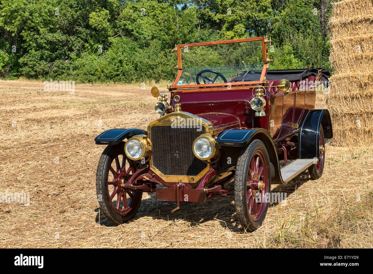 Vintage Straker-Squire, costruito nel 1910, la più antica copia esistente di questo marchio Foto Stock