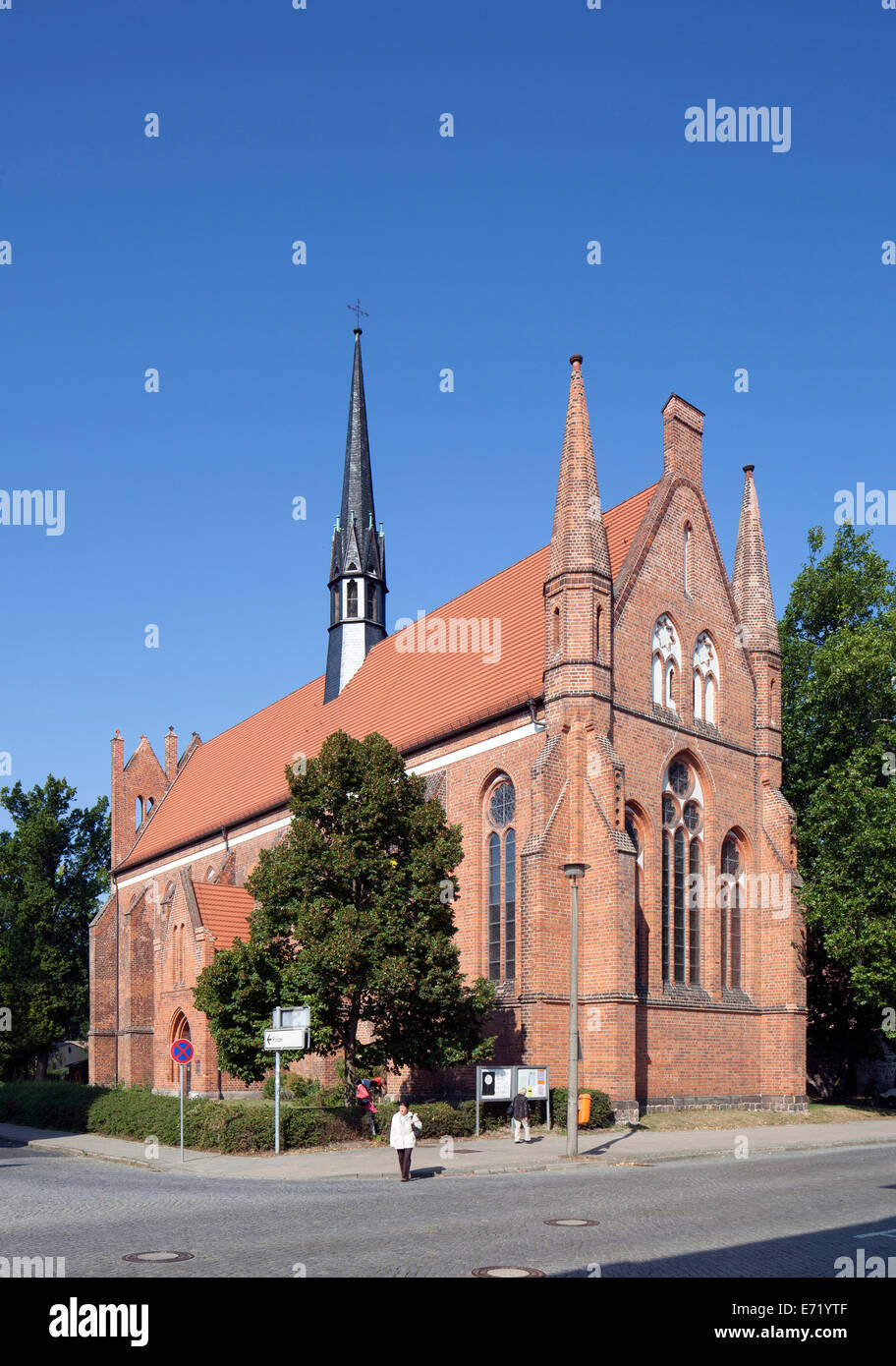 Chiesa di San Giovanni Evangelista, Neubrandenburg, Meclemburgo-Pomerania Occidentale, Germania Foto Stock