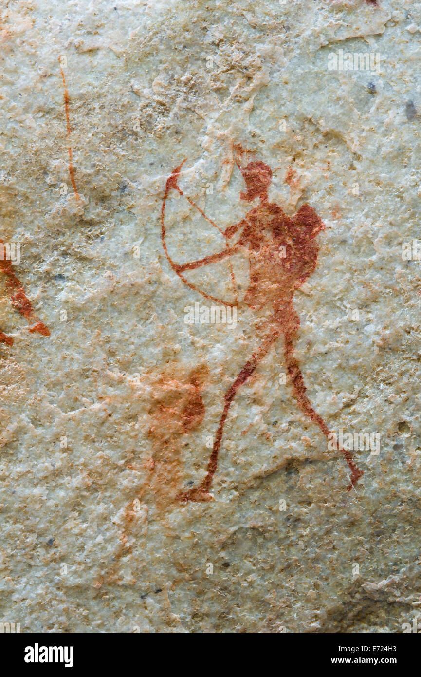 Sevilla Rock-art Trail, Cederberg Wilderness, Sud Africa Foto Stock