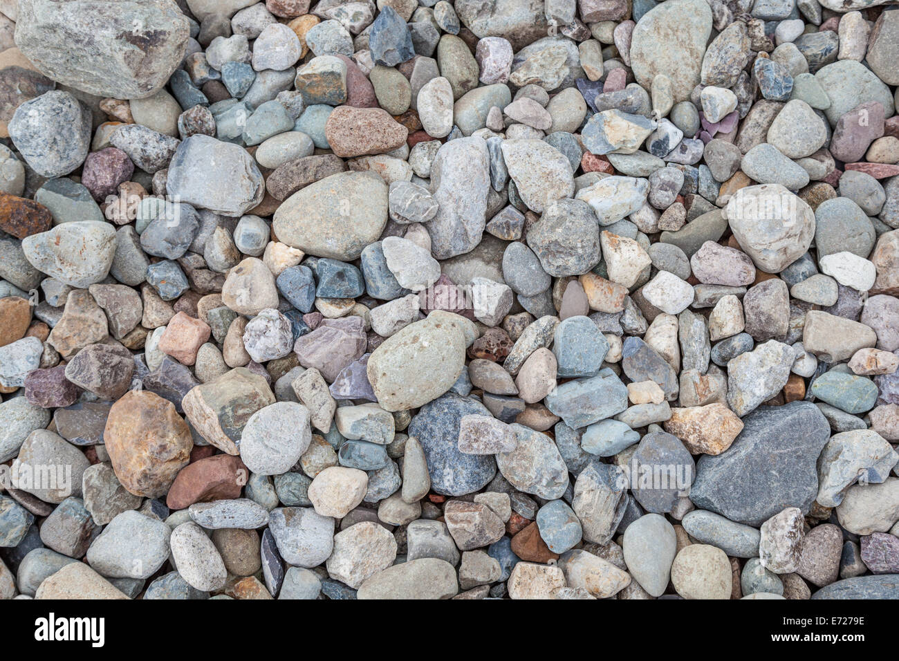 Roccia naturale di ghiaia backgorund shot Foto Stock