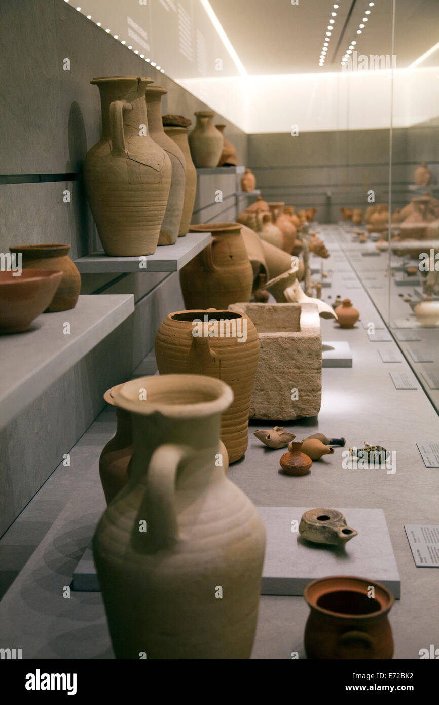 Presenta alla necropoli di Puig des Molins nella zona vecchia di Ibiza - Ibiza Foto Stock