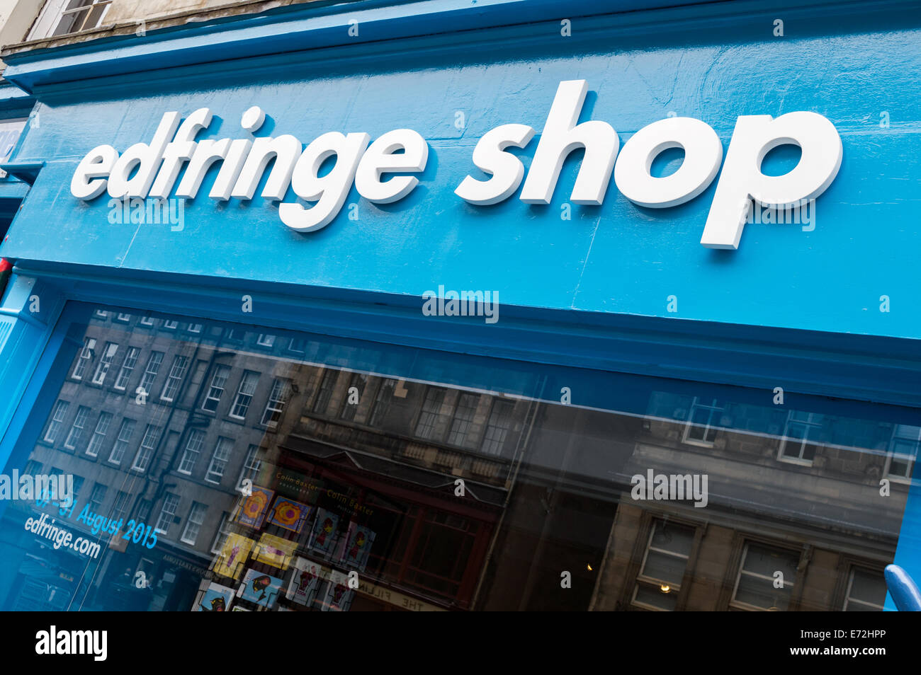 La Edinburgh Fringe Festival shop sul Royal Mile di Edimburgo Foto Stock