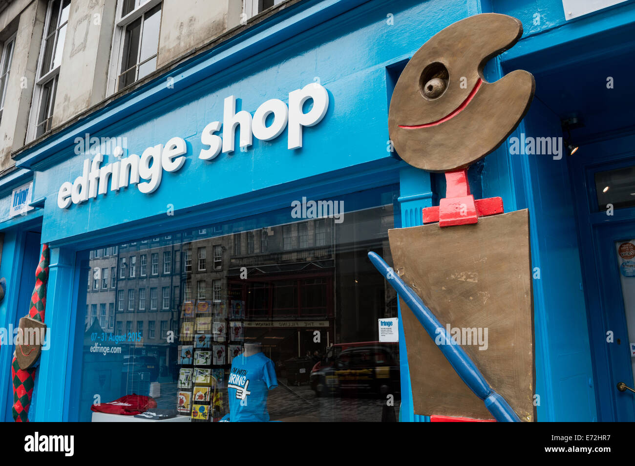 La Edinburgh Fringe Festival shop sul Royal Mile di Edimburgo Foto Stock