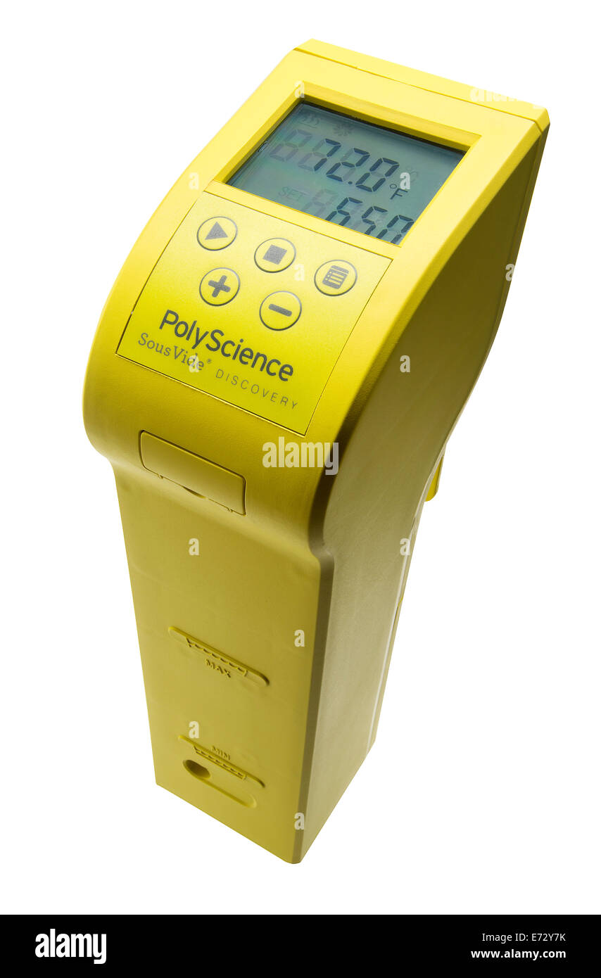 PolyScience Sous-vide cookery procedimento dispositivo. Foto Stock