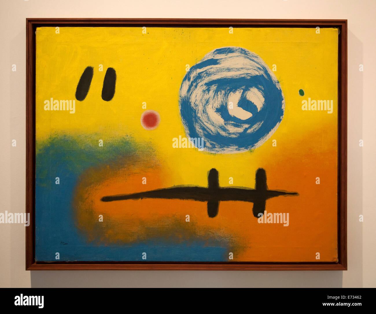 "2+5=7' - Joan Miró in mostra al Museo di Arte Contemporanea di Dalt Vila di Ibiza Foto Stock