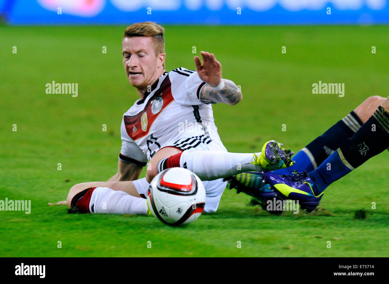 Partita amichevole, Esprit Arena Dusseldorf: Germania vs Argentinia 2:4; Marco Reus (GER). Foto Stock