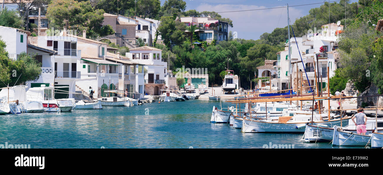 Cala Figuera di Maiorca (Mallorca), isole Baleari (Islas Baleares), Spagna, Mediterraneo, Europa Foto Stock