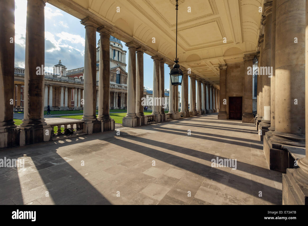 Old Royal Naval College di Greenwich, Londra. Foto Stock