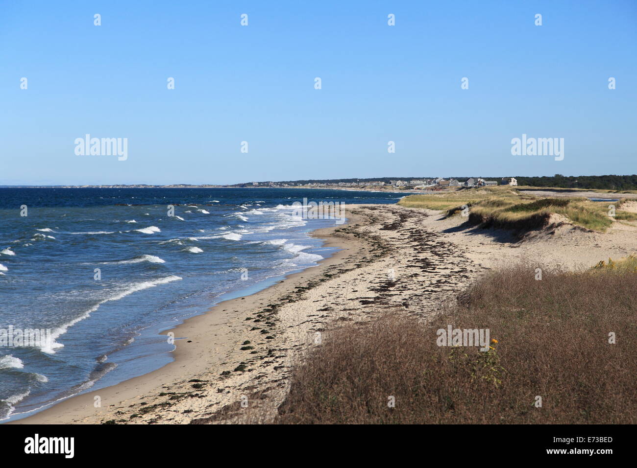 Città spiaggia di collo, la baia di Cape Cod, Sandwich, Cape Cod, Massachusetts, New England, Stati Uniti d'America, America del Nord Foto Stock