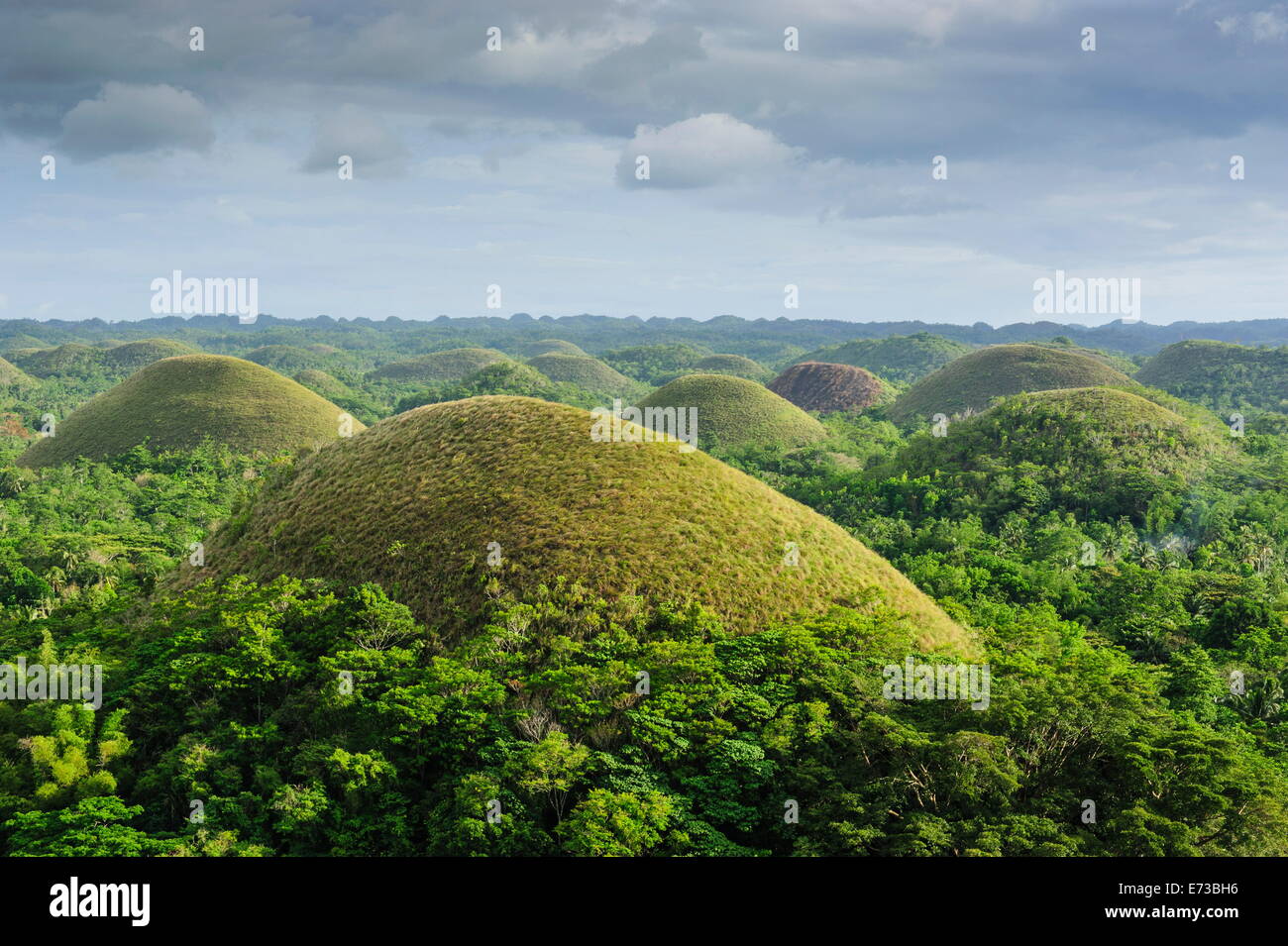 Chocolate Hills, Bohol, Filippine, Sud-est asiatico, in Asia Foto Stock