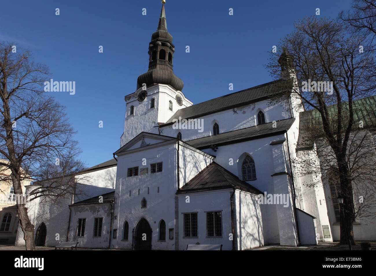 La duecentesca Chiesa Dome (la Cattedrale di Santa Maria Vergine), Toompea, la città alta, Tallinn, Estonia, Europa Foto Stock