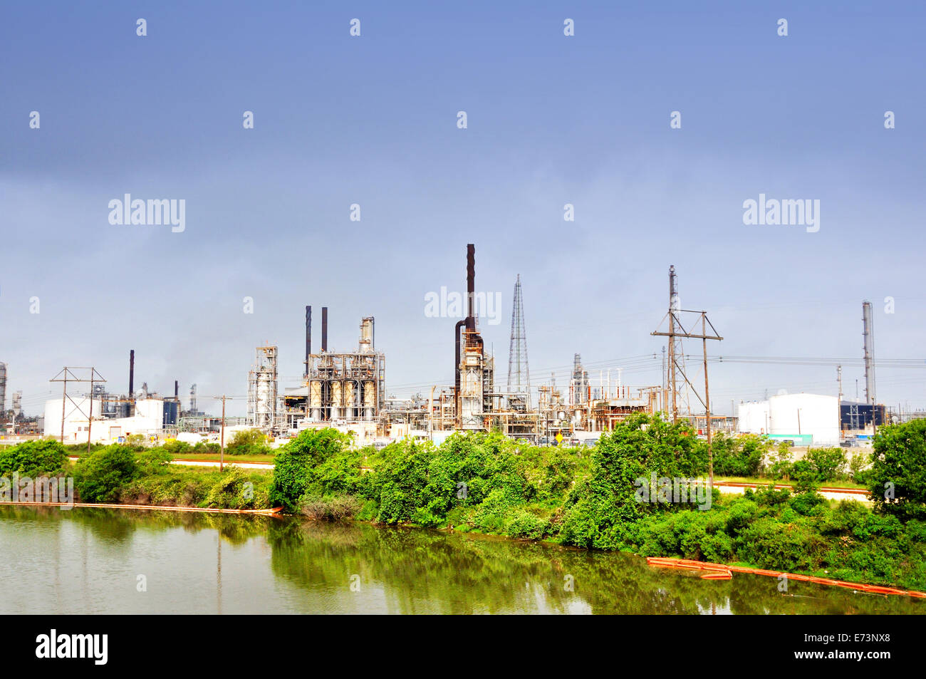 Texas City raffineria in Texas City, Texas, Stati Uniti d'America Foto Stock