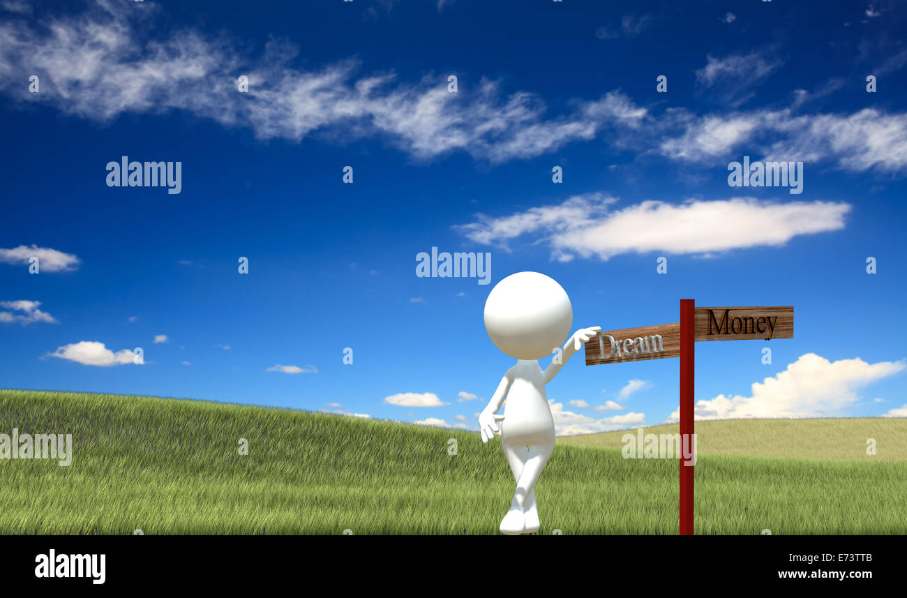 Seguire la vostra passione per adv o altri usi Foto Stock