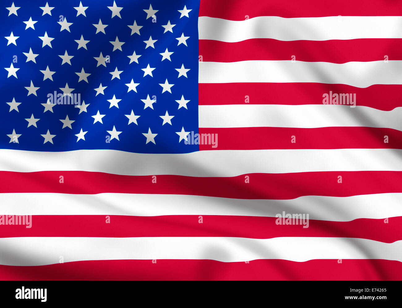 Bandiera USA Foto Stock