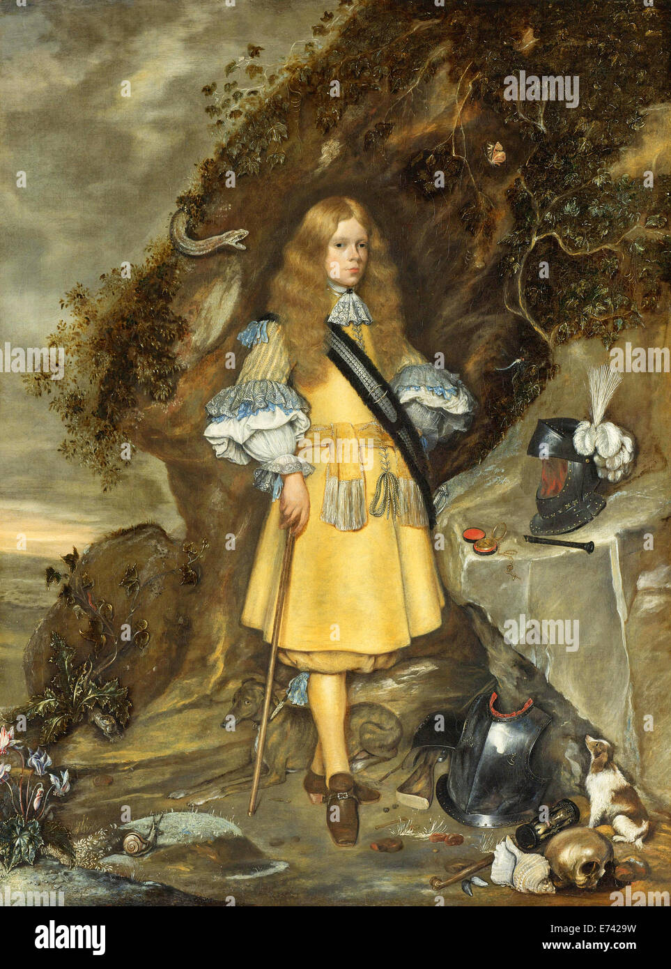 Ritratto Memoriale di Mosè ter Borch - di Gerard ter Borch e Gesina ter Borch, 1667 - 1669 Foto Stock