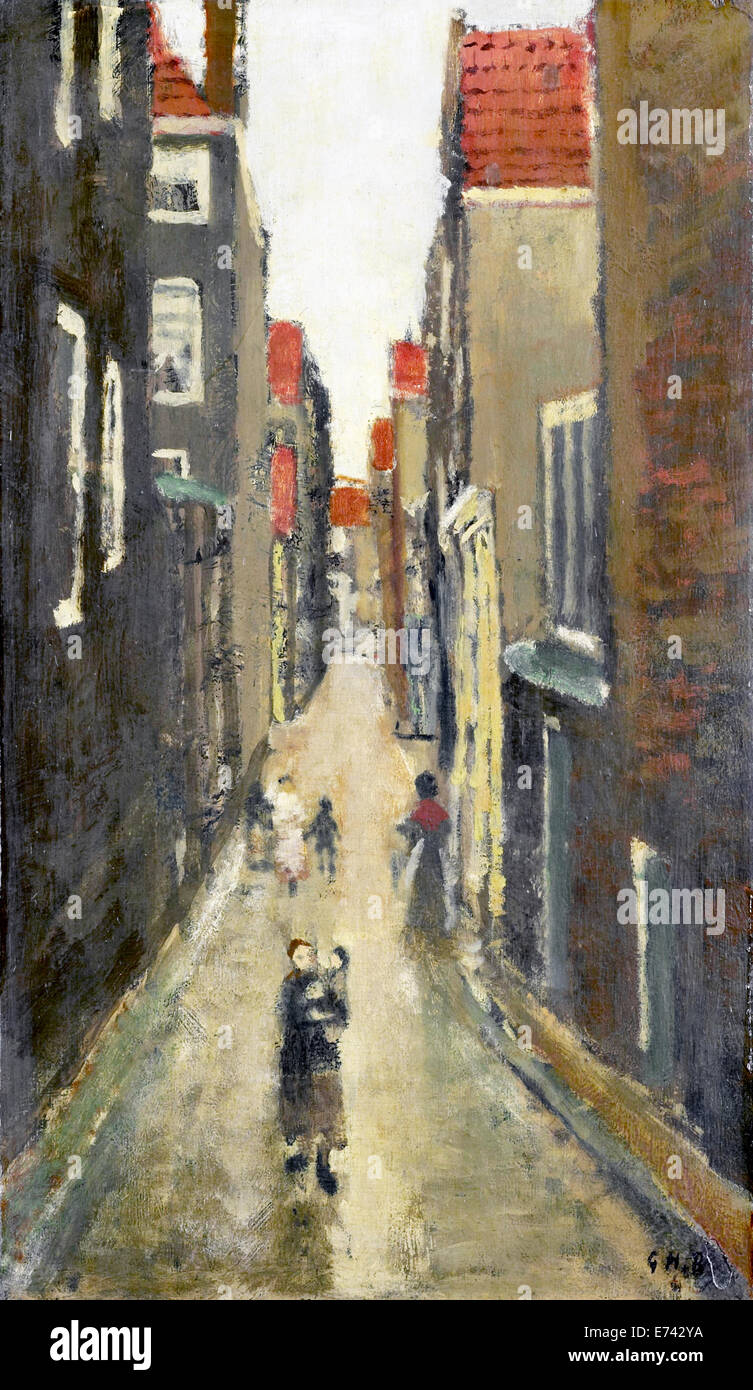 Quartiere di Jordaan - da George Hendrik Breitner, 1880 - 1923 Foto Stock