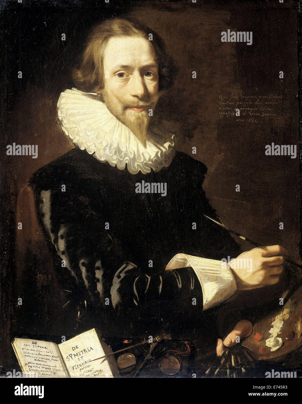 Ritratto di auto - da Abramo de Vries, 1621 Foto Stock