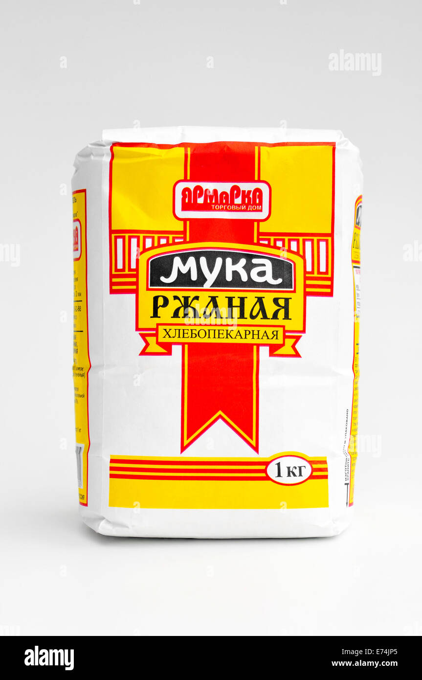 Il russo di farina di segale Foto Stock