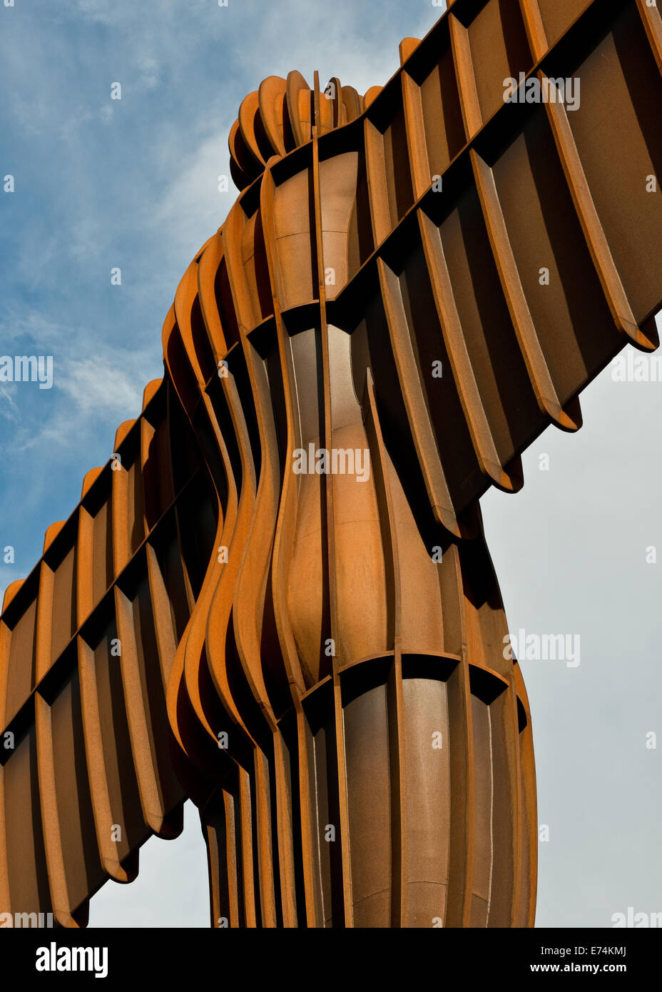 Angelo della scultura del nord. gateshead, tyneside Foto Stock