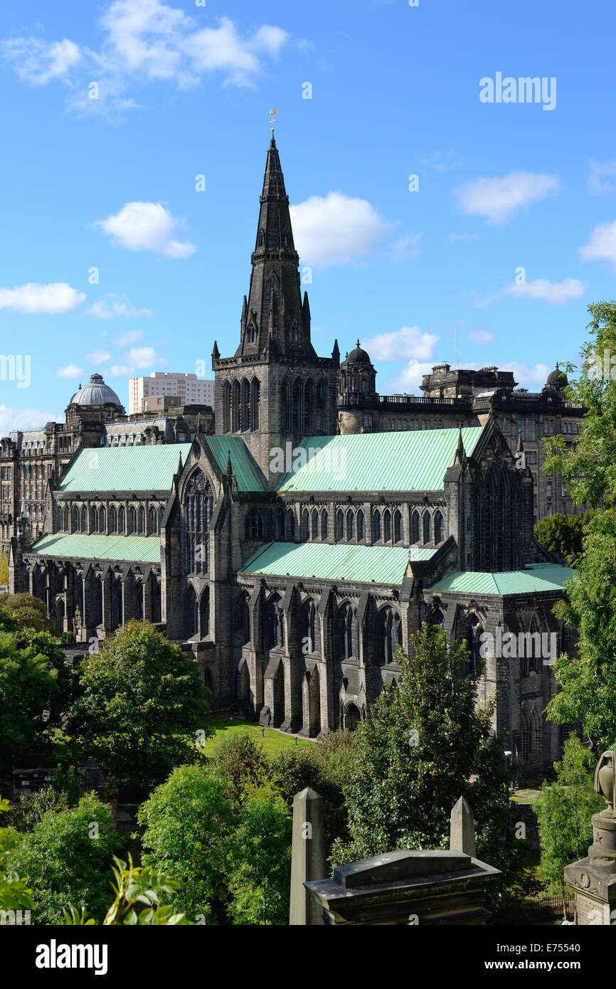 La cattedrale di Glasgow, Scozia Foto Stock