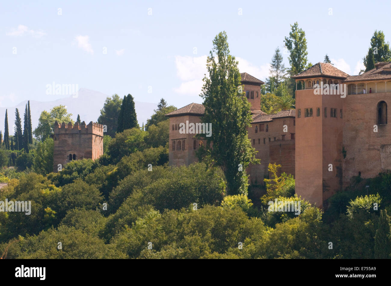L'Alhambra di Granada è una città e la capitale della provincia di Granada, Spagna Foto Stock