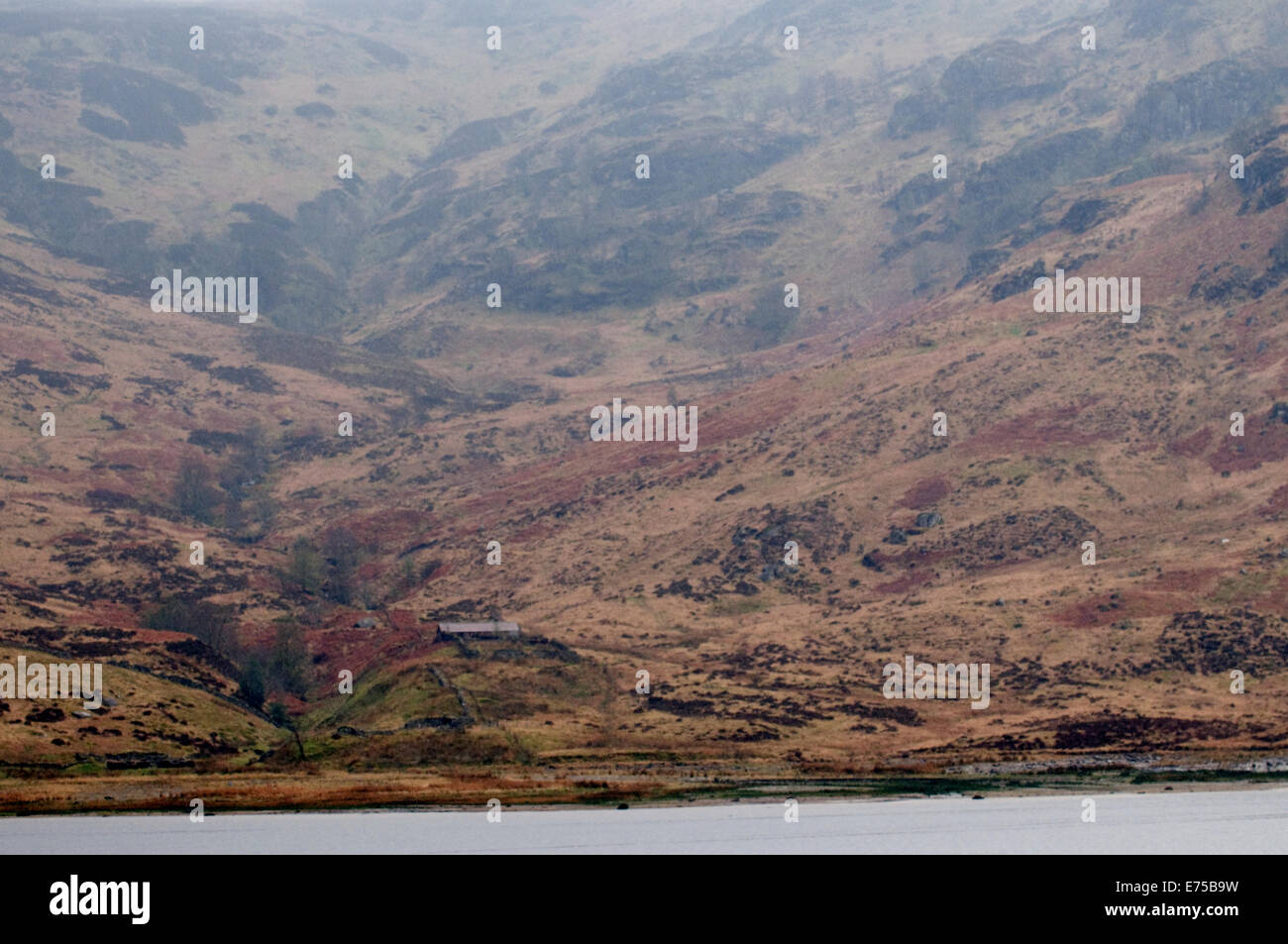 Fells sul Loch Katrine Trossachs Stirling Scozia Scotland Foto Stock