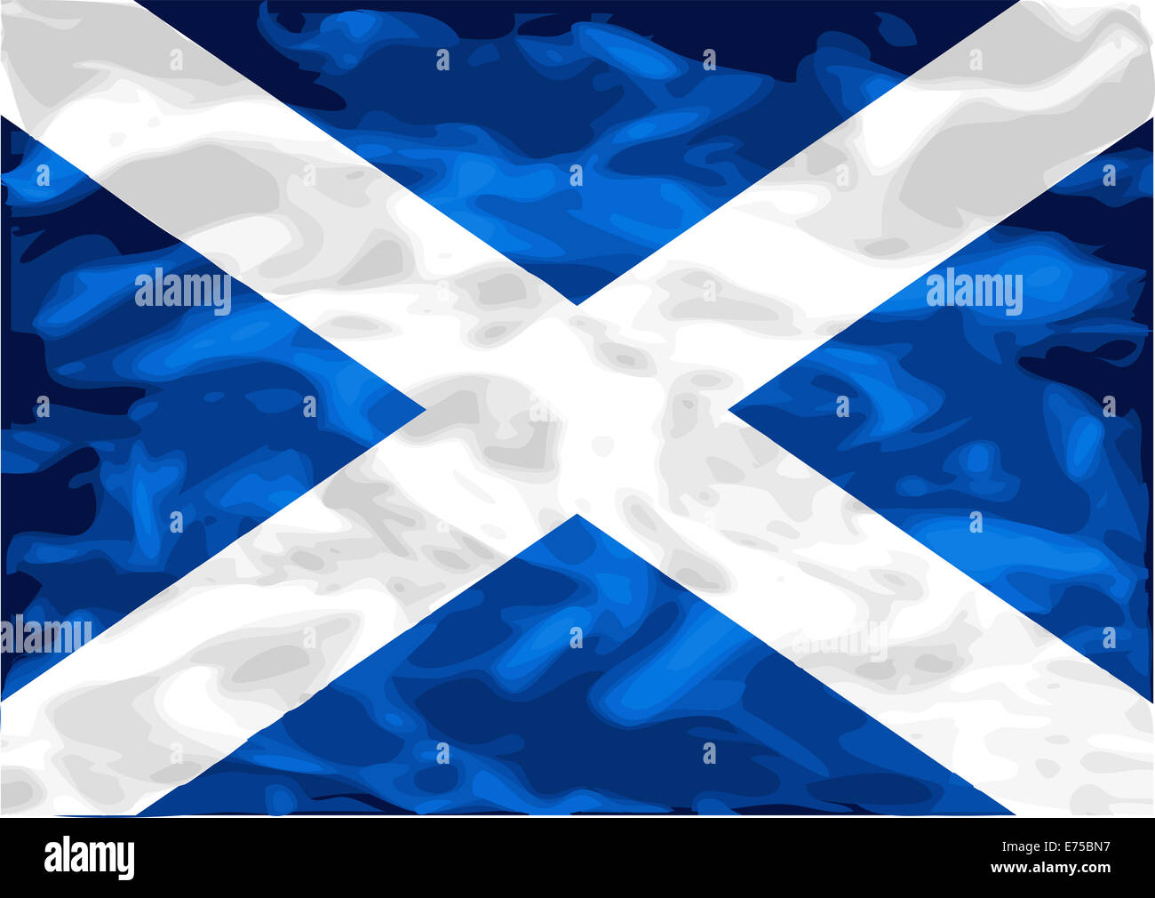 bandiera scozzese Foto Stock