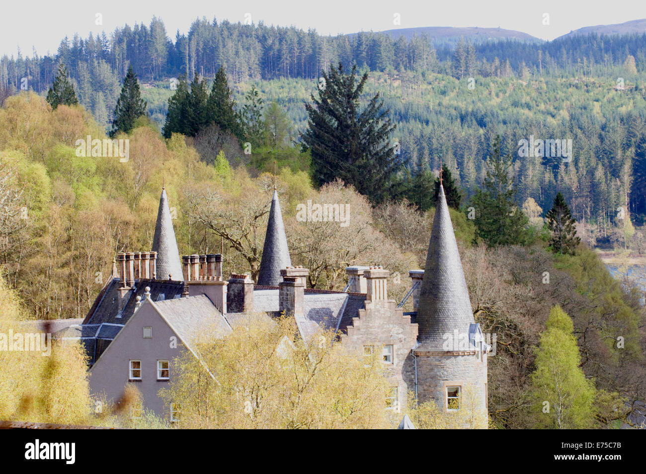 Tigh Mor Trossachs National Park Stirling Scozia Scotland Foto Stock