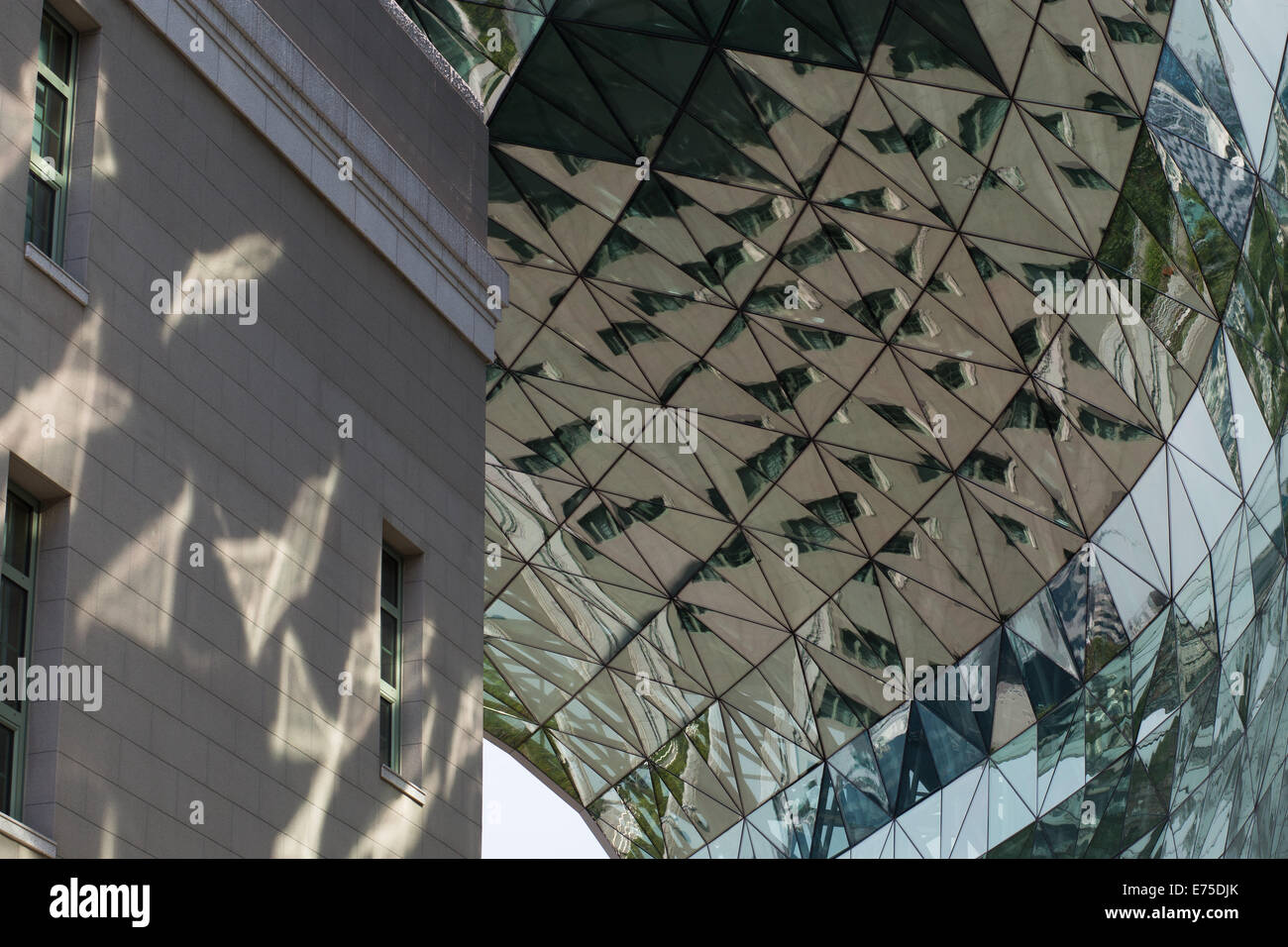 Nuovo municipio edificio, Seoul Corea del Sud. Architetto: Yoo Kerl, del CIRC. Foto Stock