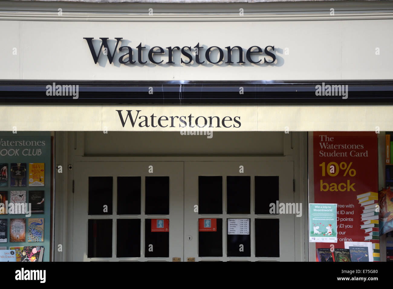 Waterstones book store, REGNO UNITO Foto Stock