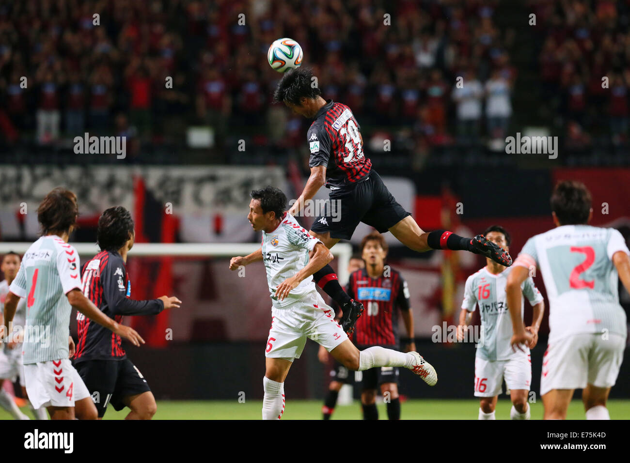 Sapporo Dome, Hokkaido, Giappone. 6 Sep, 2014. Ken Tokura (Consadole), 6 settembre 2014 - Calcio /Soccer : 2014 J.League Division 2 tra Consadole Sapporo 2-1 V.Varen Nagasaki al Sapporo Dome, Hokkaido, Giappone. © Giovanni Osada AFLO/sport/Alamy Live News Foto Stock