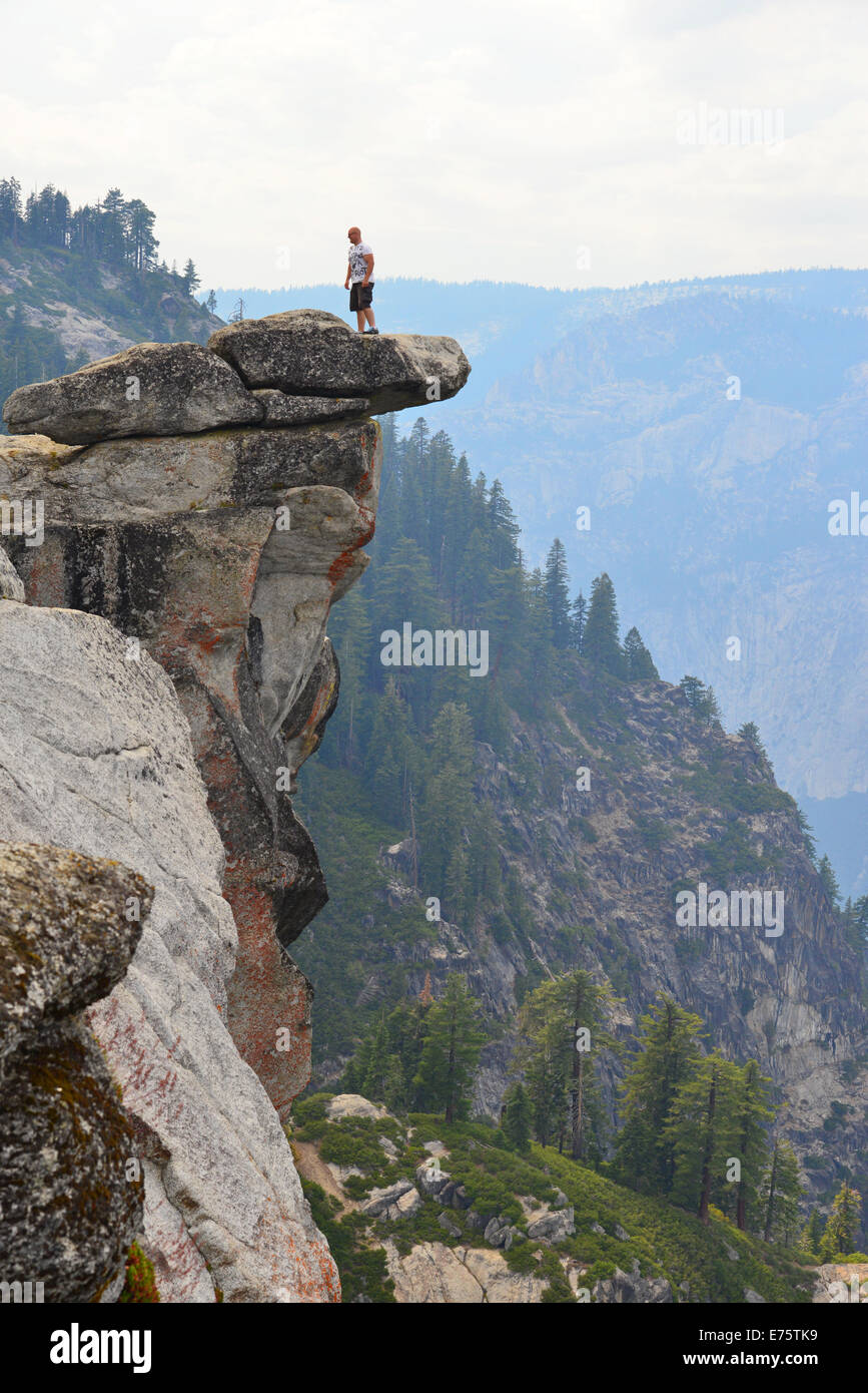 Punto ghiacciaio, il Parco Nazionale Yosemite in California Foto Stock